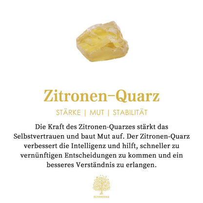 Zes Klauw Natuurlijke Kristal Verstelbare Ring - Liora
