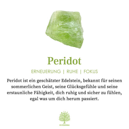 Natuurlijke Peridot met Zirkonring - Selene