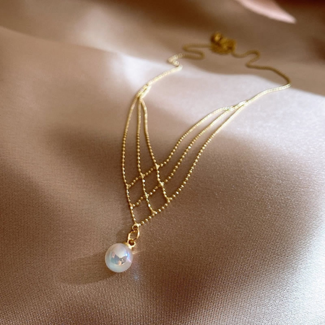 Geweven Parelketting - Mariela