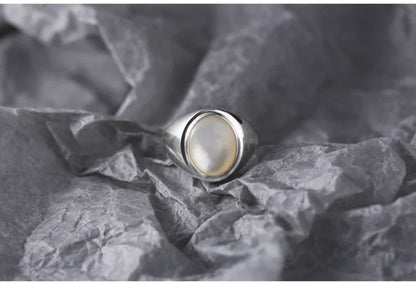 Pinctada Albina Zilveren Ring - Isla