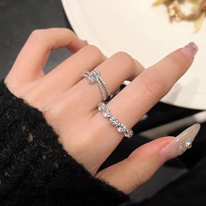 Dubbelgelaagde Sterren Ringenset - Astrid