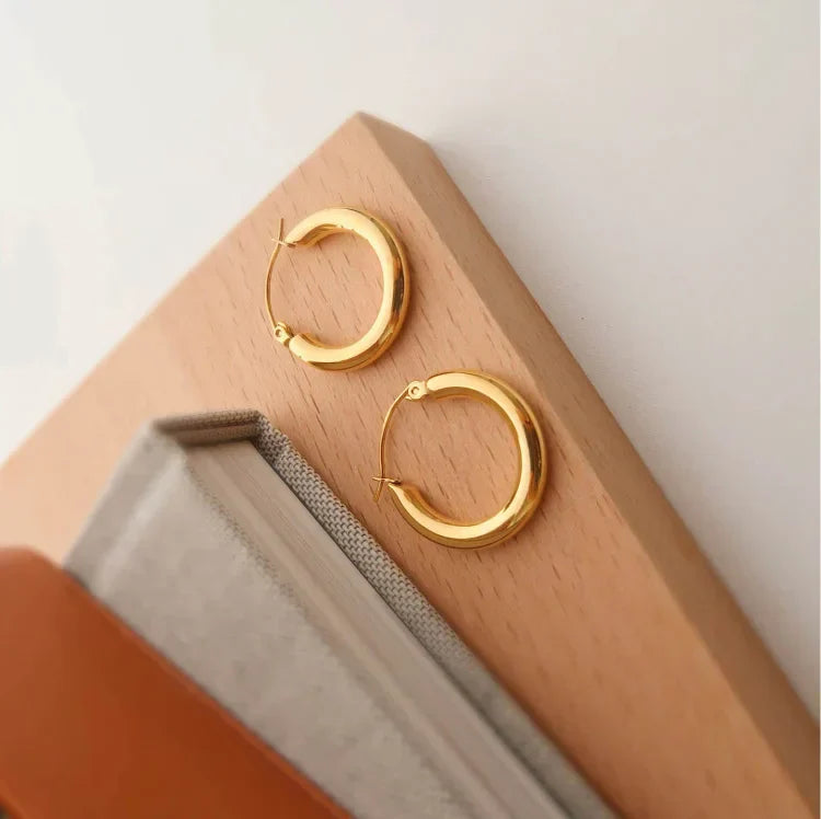 Gouden Creolen Oorbellen - Aurélie