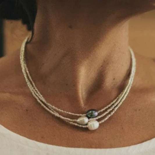 Vintage Natuurlijke Parelketting - Elara