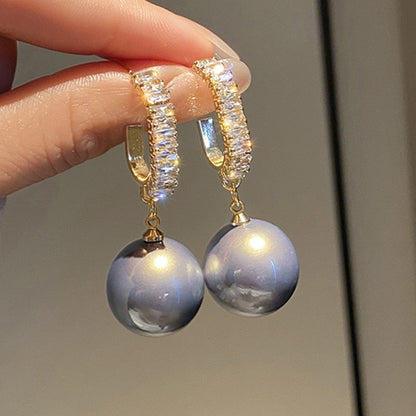Luxueuze Oorbellen met Parels en Zirkonia - Amara