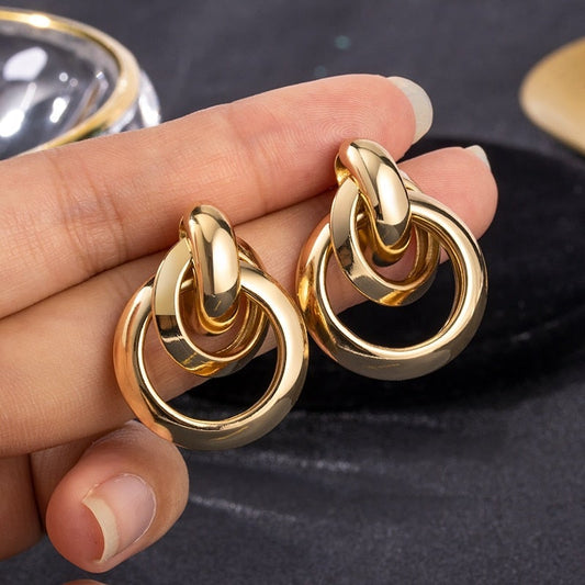 Luxe Gouden Oorbellen - Celestyn