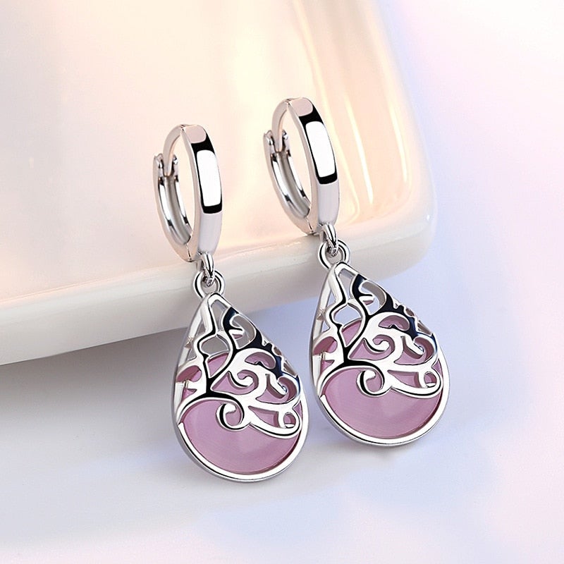 Boom des Levens Oorbellen in Sterling Zilver - Joy