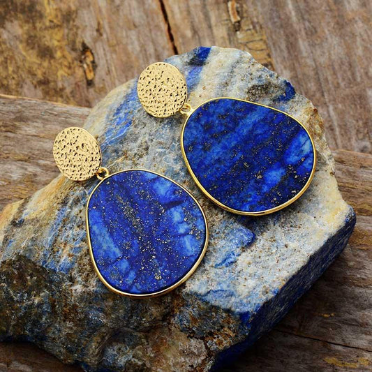 Beschermende Oorbellen - Celestial Lapis