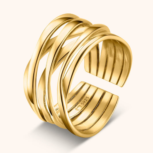 Stijlvolle Vertakte Ring - Nora