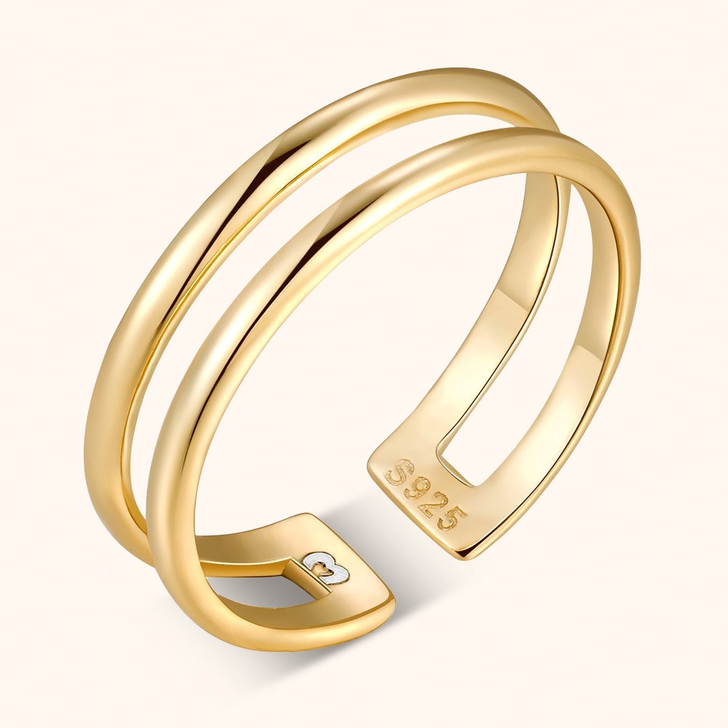 Open Dubbele Ring - Amaya