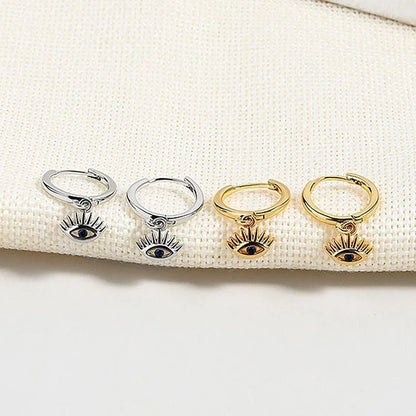 Gouden/Zilveren Oorhangers met Boze Oog - Noa