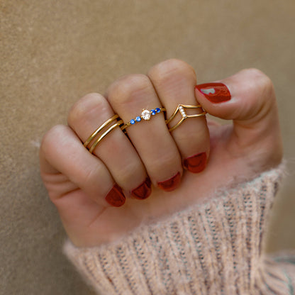 Open Dubbele Ring - Amaya