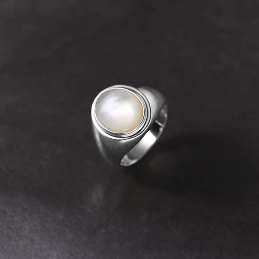 Pinctada Albina Zilveren Ring - Isla