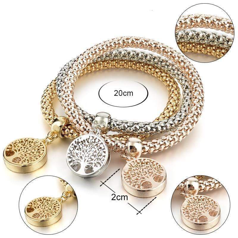 Boom des Levens Armbandenset (3-delig) - Liora