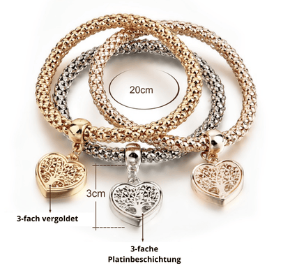Boom des Levens Armbandenset (3-delig) - Liora