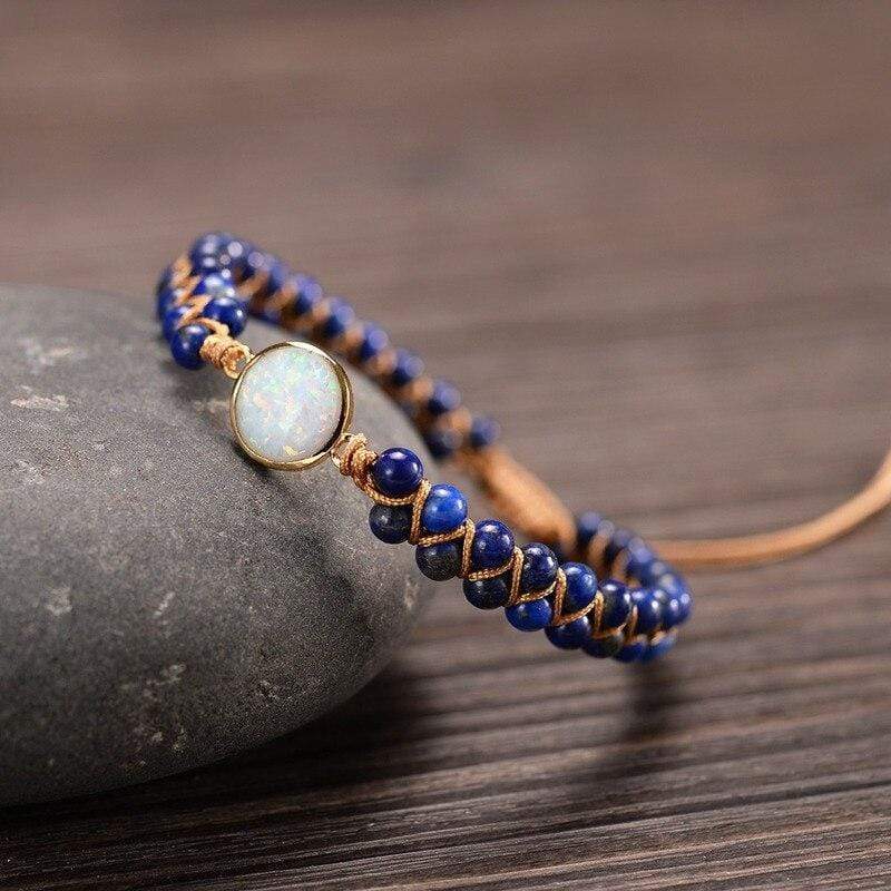 Amethist-Opaal Yoga-Armband - Aurielle