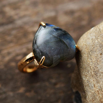 Genezing Hart Edelsteen Ring - Selena