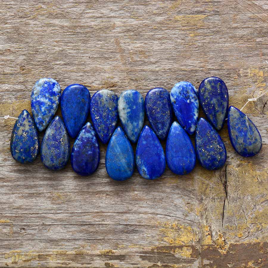 Diepblauwe Lapis Oorbellen van de Dromers - Selene