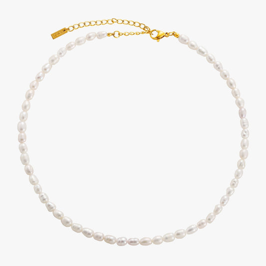 Zoetwaterparel Choker - Amélie